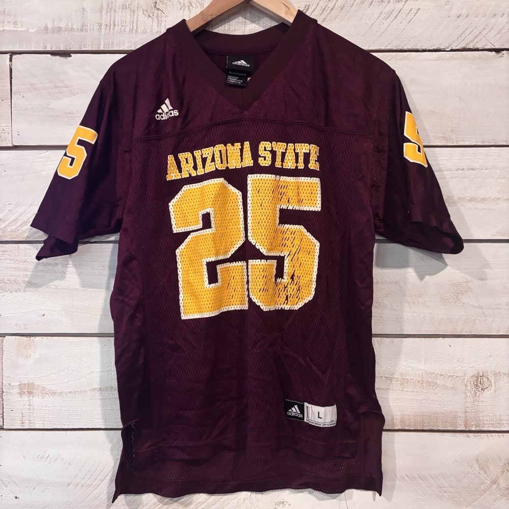 Arizona State University‎ Football Jersey #25 Addidas Large Red